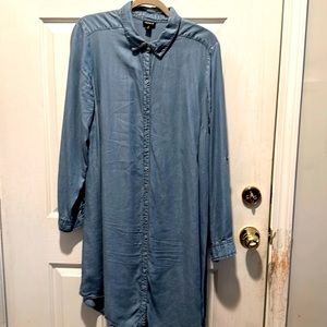 Torrid chambray shirt dress, 0x